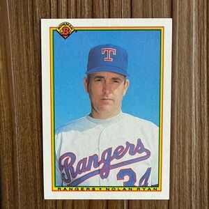 1990 NOLAN RYAN Bowman baseball card #486